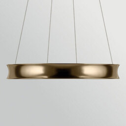 Luminosa Lighting Elstead Larousse Integrated Led Medium Pendant Light Champagne Bronze 2665K - thumbnail 6