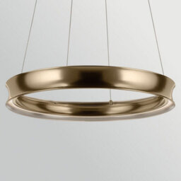 Luminosa Lighting Elstead Larousse Integrated Led Medium Pendant Light Champagne Bronze 2665K - thumbnail 7