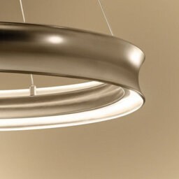Luminosa Lighting Elstead Larousse Integrated Led Medium Pendant Light Champagne Bronze 2665K - thumbnail 4