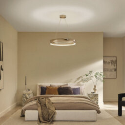 Luminosa Lighting Elstead Larousse Integrated Led Medium Pendant Light Champagne Bronze 2665K - thumbnail 9