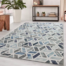 Ameha Luxury Zara Printed Rug Non Slip Bedroom Living Room Hallway Area Carpet 120X170 Cm - thumbnail 7