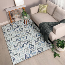 Ameha Luxury Zara Printed Rug Non Slip Bedroom Living Room Hallway Area Carpet 120X170 Cm - thumbnail 2