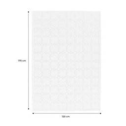 Sweeek - Graphic Pattern Indoor Rug Cream 170X120Cm - Lili - thumbnail 7