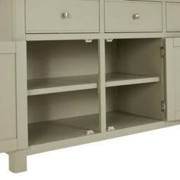 The Furniture Market Marbury Sage Green Painted Extra Large 4 Drawer 4 Door Sideboard - thumbnail 7