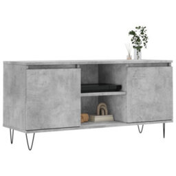 Vidaxl Tv Cabinet Concrete Grey 104X35X50 Cm Engineered Wood - thumbnail 3