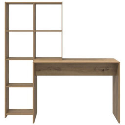 Walplus Desk With Shelf Artisan Oak 138.5 X 55 X 143 Cm Engineered Wood - thumbnail 5