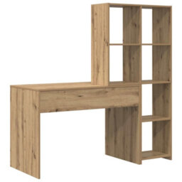 Walplus Desk With Shelf Artisan Oak 138.5 X 55 X 143 Cm Engineered Wood - thumbnail 7