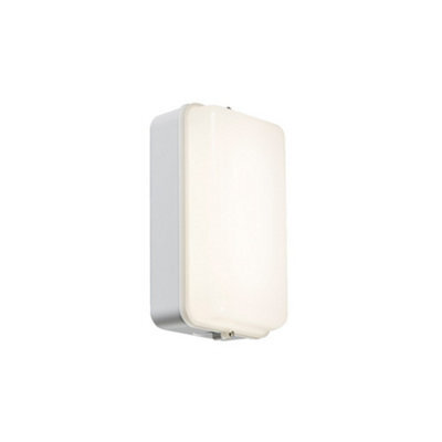 Luminosa Lighting Luminosa Led Security Amenity Bulkhead C/w M-Sensor White, 230V Ip54 5W