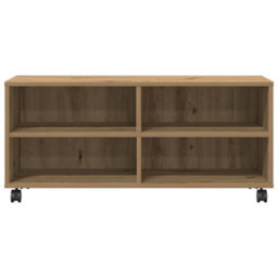 Berkfield Modern Tv Cabinet Artisan Oak 90X35X35 Cm Engineered Wood - thumbnail 5
