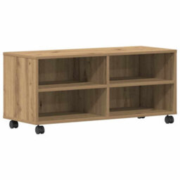 Berkfield Modern Tv Cabinet Artisan Oak 90X35X35 Cm Engineered Wood - thumbnail 1