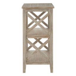 Orsina Three Shelf Winter Melody Book Case, Pine Wood Tall Book Shelf, Large Book Case For Home & Office - thumbnail 3