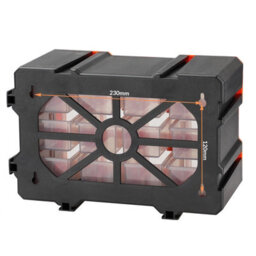 Monzana 24 Compartment Tool Organiser - 12 Drawers - Modular Wall Mounted - thumbnail 4