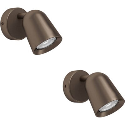 Loops 2 Pack Modern Design Dark Bronze Led Ceiling Spotlight For Any Room - Stylish Indoor Lighting - image 1