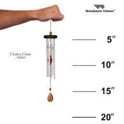 Woodstock Outdoor Chakra Wind Chime - Amber - thumbnail 3
