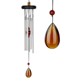Woodstock Outdoor Chakra Wind Chime - Amber - thumbnail 4