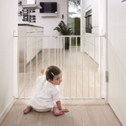 Safetots Extending Metal Screw Fit Baby Stair Gate, White, 62.5Cm - 106.8Cm, Safety Gate For Toddler, Safety Barrier For Baby - thumbnail 7