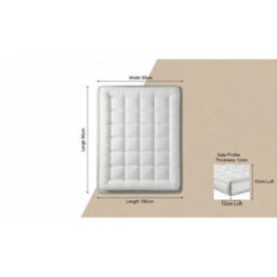 Hotel Quality Mattress Topper 10Cm Deep Thick Microfiber Single Double King Size Single - thumbnail 2