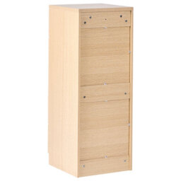 Wyld And Coco Nordicnest Black Five-Drawer Chest - Mdf, Melamine Finish, Scandinavian Design - 40 X 40 X 105 Cm - thumbnail 7