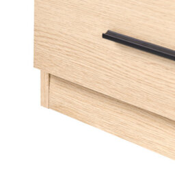 Wyld And Coco Nordicnest Black Five-Drawer Chest - Mdf, Melamine Finish, Scandinavian Design - 40 X 40 X 105 Cm - thumbnail 9