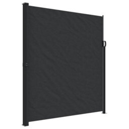 Walplus Retractable Side Awning Garden Sun Shade Canopy Gazebo For Back Door, Porch, Patio Black 220X300 Cm - thumbnail 2
