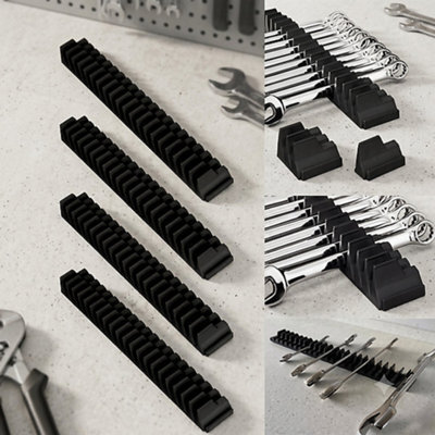 80Pcs Magnetic Wrench Organiser Rack Portable Tool Storage Holder Shelf Black - image 1