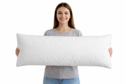ARLinens Bolster Pillow Hollowfiber Filled Orthopedic Full Body Support Pregnancy Maternity Long Cushion - thumbnail 6