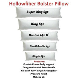 ARLinens Bolster Pillow Hollowfiber Filled Orthopedic Full Body Support Pregnancy Maternity Long Cushion - thumbnail 1