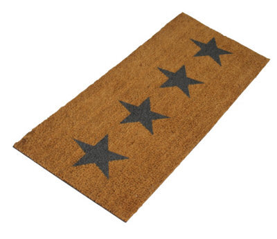 Primeur Flooring Multicolour Star Door Mat, 100Cm X 40Cm