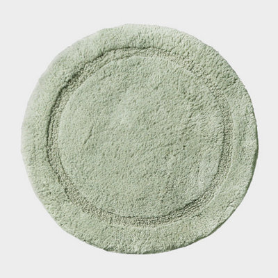 Allure Bath Fashions Round Bath Mat Non-Slip - Sage Green - image 1