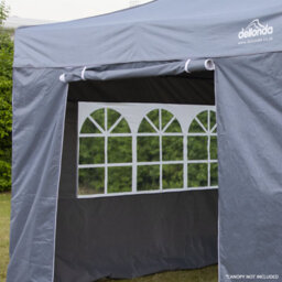Sealey Dellonda Premium Gazebo/marquee Side Walls/doors/windows, Fits 3 X 3M Models - Dark Green (Dg148) - thumbnail 5