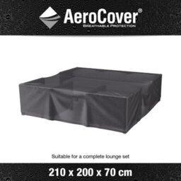 Pacific Lifestyle Platinum Aerocover Outdoor Lounge Set Waterproof Breathable Rip-Stop Polyester Cover W210Xd200Xh70Cm - thumbnail 1