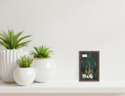 9X6 Walnut Picture Frame (22.9 X 15.2Cm) Poster, Photo, Artwork, Gallery Wall Or Print - thumbnail 2