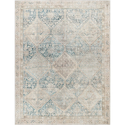 Livabliss Becki Owens Marlene-Vintage Green Beige Traditional Vintage Boho Living Dining Bedroom Rug 157 X 213 Cm Easy Care, Non Shedding - image 1
