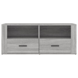 Berkfield Tv Cabinet Grey Sonoma 100X35X40 Cm Engineered Wood - thumbnail 7