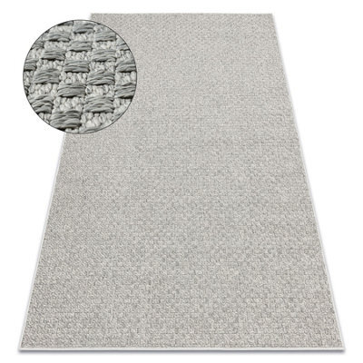 RugsX Carpet Origi 3661 Grey - Flat-Woven Sisal String 116X170 Cm - image 1