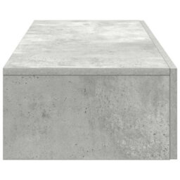 Vidaxl Wall Shelf With Drawers Concrete Grey 60X26.5X15 Cm Engineered Wood - thumbnail 5