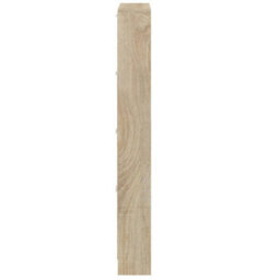 Vidaxl Shoe Cabinet Oak 59X17X150 Cm Engineered Wood - thumbnail 7