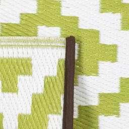 I Love Fancy Dress Green Decore Nirvana Leaf Green White Outdoor Rug 150X240Cm - thumbnail 3