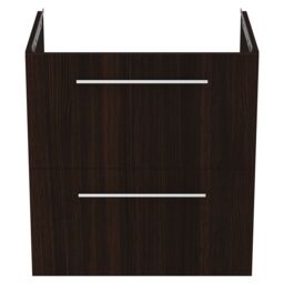 Ideal Standard I.life A Matt Coffee Brown Oak Effect Wall-Mounted Vanity Unit & Basin Set With 2 Chrome Effect Handle (W)600mm (H)630mm - thumbnail 6