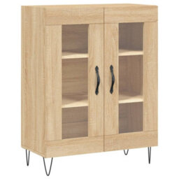 Berkfield Highboard Sonoma Oak 69.5X34X180 Cm Engineered Wood - thumbnail 7