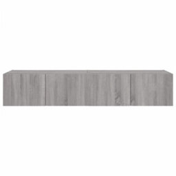 Walplus Tv Wall Cabinets With Led Lights 2 Pcs Grey Sonoma 80X35X31 Cm - thumbnail 9