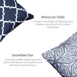 Oseasons Cool Breeze Scatter Cushion Assortment (Pack Of 2) - thumbnail 3