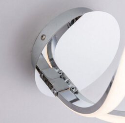 Harper Living Halo Led Wall Light With Toggle Switch, Polished Chrome Finish, Natural White (4000K) - thumbnail 6