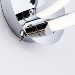 Harper Living Halo Led Wall Light With Toggle Switch, Polished Chrome Finish, Natural White (4000K) - thumbnail 4