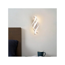Modern Wall Lamp White Led Wall Sconce Indoor Wall Light For Living Room Corridor Staircase Bedroom (Warm White) - thumbnail 3
