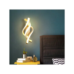 Modern Wall Lamp White Led Wall Sconce Indoor Wall Light For Living Room Corridor Staircase Bedroom (Warm White) - thumbnail 4