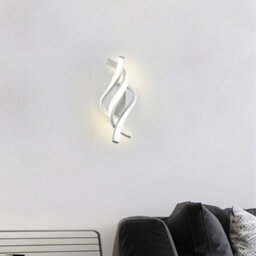 Modern Wall Lamp White Led Wall Sconce Indoor Wall Light For Living Room Corridor Staircase Bedroom (Warm White) - thumbnail 5