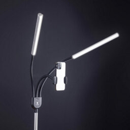 Daylight Gemini Led Floor Lamp Ultra-Bright Twin Light Heads With Flexible Arms For Crafting & Reading - thumbnail 4