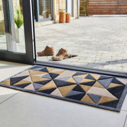 JVL Solemate Hand Carved Trimetric Door Mat, 57 X 100 Cm - thumbnail 5