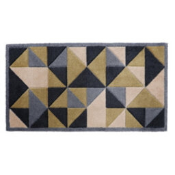 JVL Solemate Hand Carved Trimetric Door Mat, 57 X 100 Cm - thumbnail 1